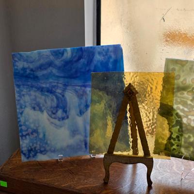 Stained glass panels