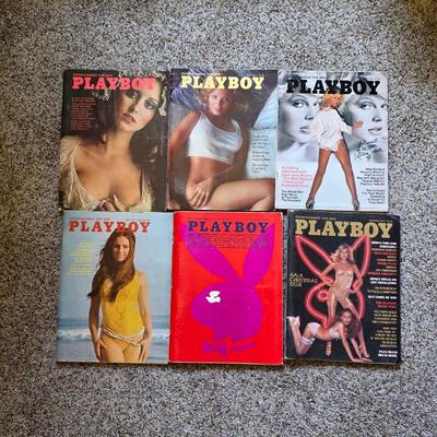 Vintage Playboy magazines