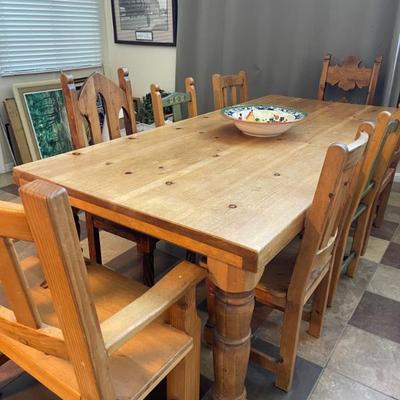 Pine table  8 