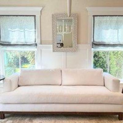 Greer Nm De Plume White Sofa 