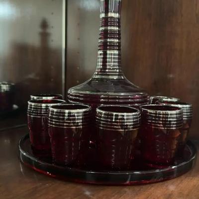 Decanter and Tumbler Set