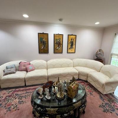 Five Piece Curved Sectional