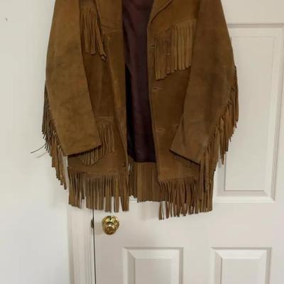 Vintage 60s Suede Fringe Women's Jacket