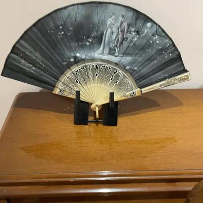 Antique Japanese Fan