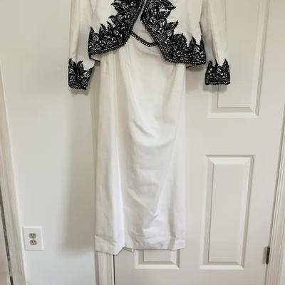 Vintage Victor Costa 80s Dress Suite