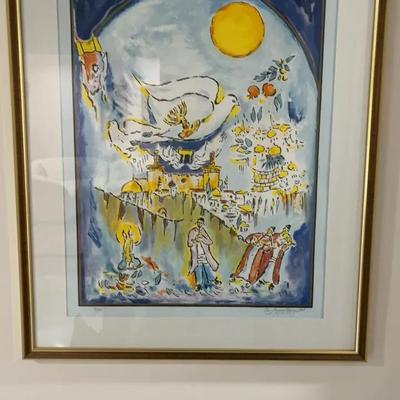 Ben Avraham Nhamani Signed and Numbered Serigraph