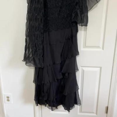 Formal Searavelli Evening Dress with Scarf