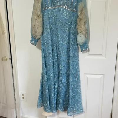 Vintage Embellished Evening Gown