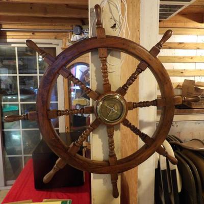 Sale Photo Thumbnail #356: Large Ships Wheel 