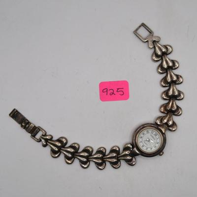Sale Photo Thumbnail #303: Sterling Silver Watch 