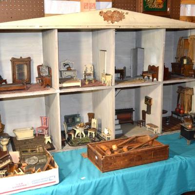 Sale Photo Thumbnail #260: Victorian Doll House and Furniute  