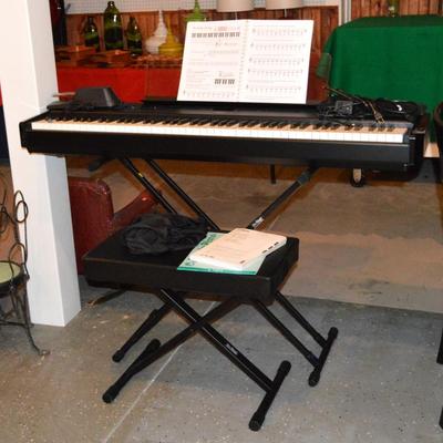 Sale Photo Thumbnail #307: Keyboard and Stand 