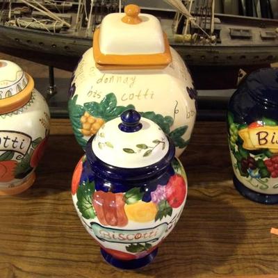 Sale Photo Thumbnail #362: Italian Jars 