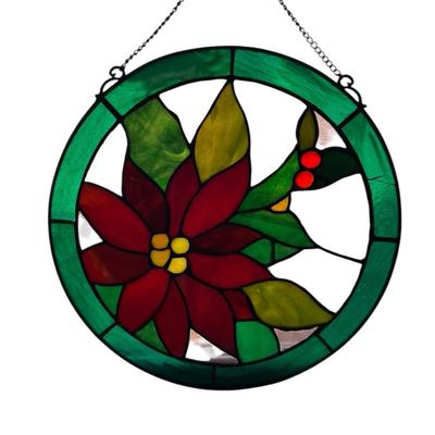 Hanging Stained Glass Trio Lot #2