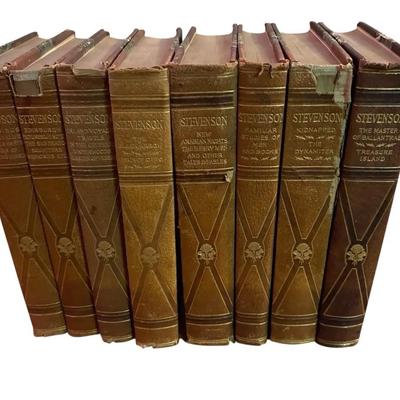 Antique Robert Louis Stevenson Book Collection