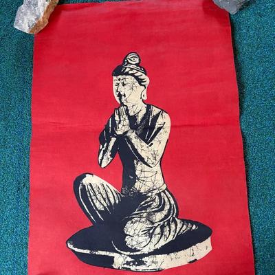 Buddha Silkscreen on Canvas