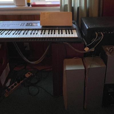 Korg Keyboard, Fender Amp & Others