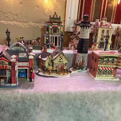 More Porcelain Christmas Villages
