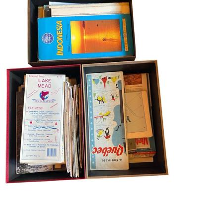 3 Boxes of Maps
