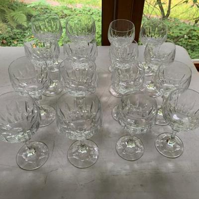 Sale Photo Thumbnail #41: Schott - Zwiesel stemware, 8 7” wines and 8 6.5” wines