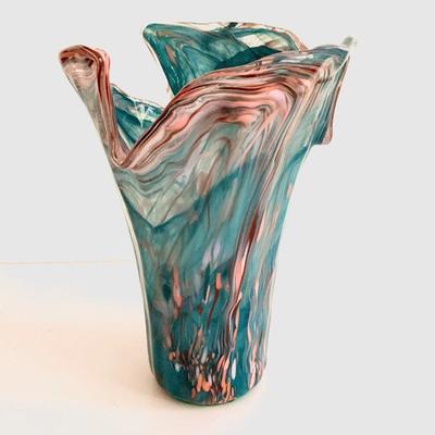 Sale Photo Thumbnail #16: Murano glass vase
