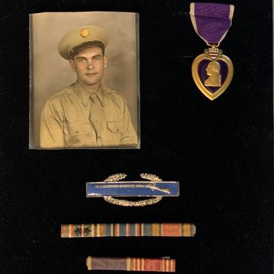Sale Photo Thumbnail #15: WWII Purple Heart medal