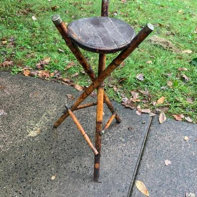Sale Photo Thumbnail #64: Antique bamboo plant stand