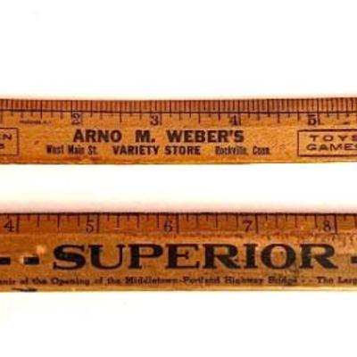 Sale Photo Thumbnail #77: Rockville and Middletown/ Portland Bridge commemorative ruler