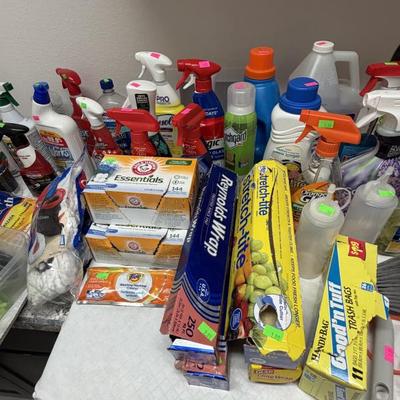 more cleaning supplies