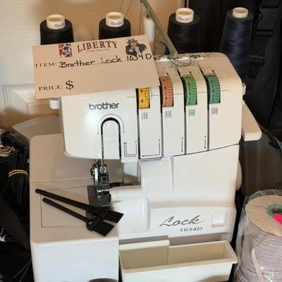 The Brother 1034D is a popular, 3/4 thread serger that is ideal for finishing seams and edges on various fabrics, from knits to wovens