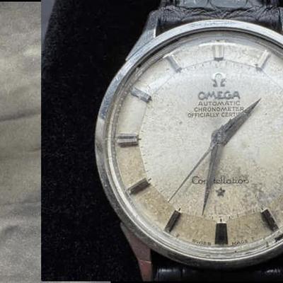 Omega Constellation Automatic Chronometer | Stainless Steel Case w/ Leather Strap | Swiss Made 