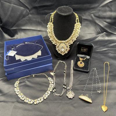 Rhinestone & Pendant Necklace Collection | Statement, Swarovski & Vintage Styles