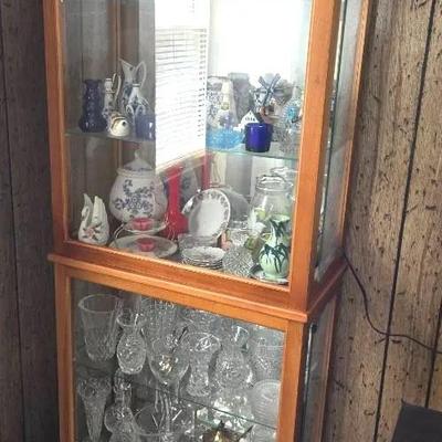 Glass & Wood Display Case Cabinet #2