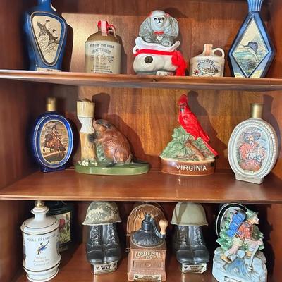 17 Vintage Whiskey Decanters, Jim Beam And More