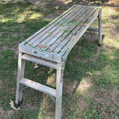 Werner AP-20 3’9” X 12” Aluminum Folding Work Platform 