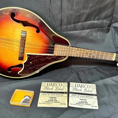 Norma AM 601 Acoustic Mandolin W/ Hard Case