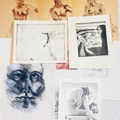 Vintage Etchings and Artwork Collection