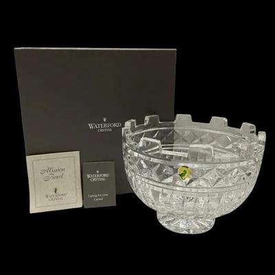 NIB Waterford Crystal Mission Bowl