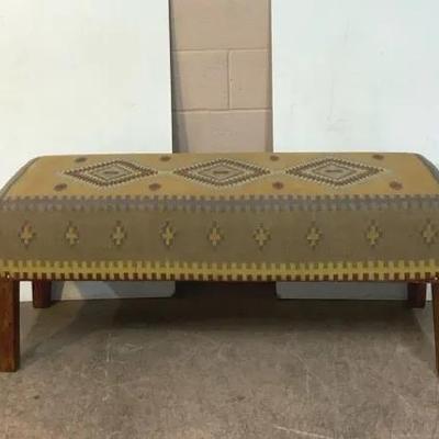 Kilim Style Rug Bench 