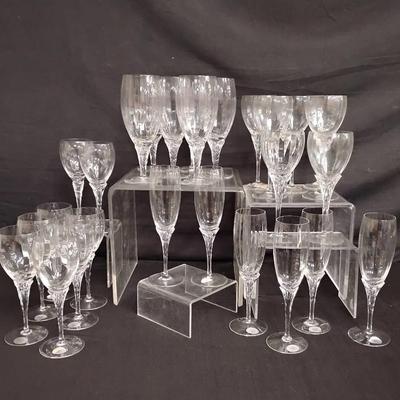 Gorham Fine Crystal 27 Goblets, Flutes & More