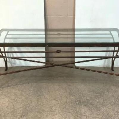 Wrought Iron Coffee Table 