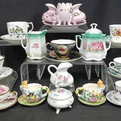 Teacups, Saucers & Creamers – Royal Albert, Royal Chelsea & More