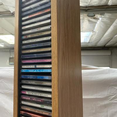 CD Tower w/Contemporary CD’s: Elton John, Springsteen & More