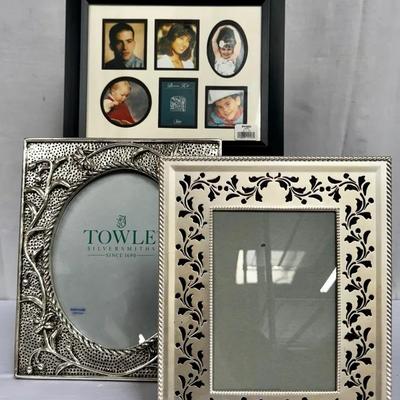 Towle, Godinger Silver Plated Picture Frames + More! 