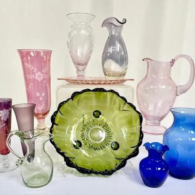 Etched Decorative Glass Feat. Lenox, Anchor Hocking And More