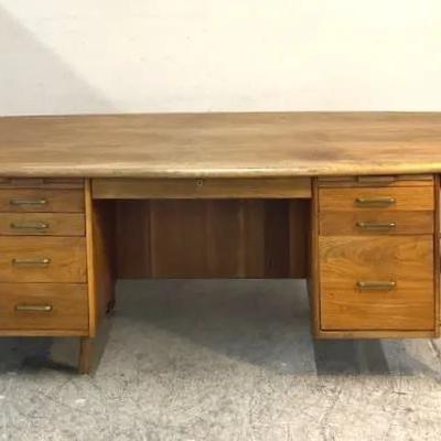Mid-century Walnut Executive Desk