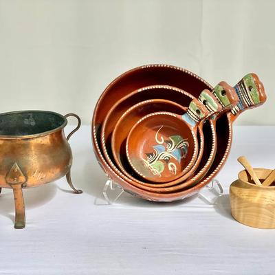 Tlaquepaque Mexican Craft 4-Piece Bowl Set And More