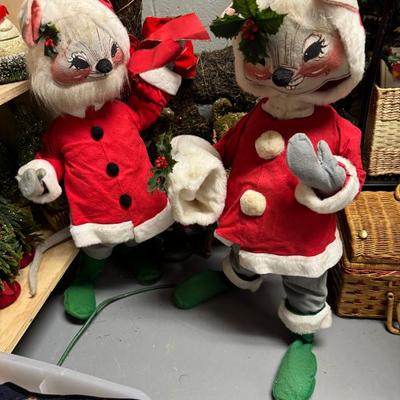 Sale Photo Thumbnail #5: Rare Analee Christmas mice
