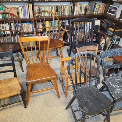 Sale Photo Thumbnail #108: Colonial chair selection. $15/ea