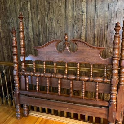 Sale Photo Thumbnail #26: Black Walnut Headboard and Footboard.